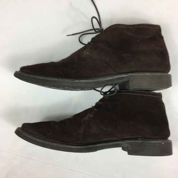 Free Press Brown Suede Leather Chukka Boots Sz 10